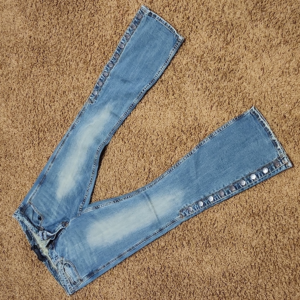Wornstar Hellraiser Rocker Jeans Men’s & Ladies - Picture 3 of 6